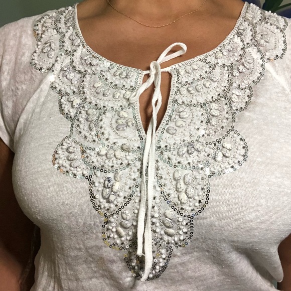 REHAB ME! linen top - Picture 3 of 11